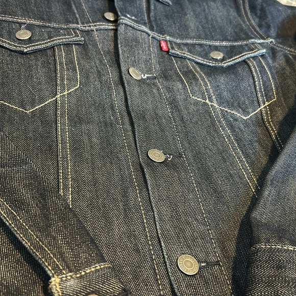 Levi’s Raw Denim Trucker Jacket - Picture 2 of 9